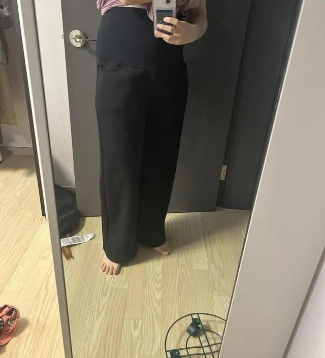 원래 기모바지 덥고 불편해서 잘 안입는데 임신하고는 감기도 잘 걸리고 추위도 부쩍 많