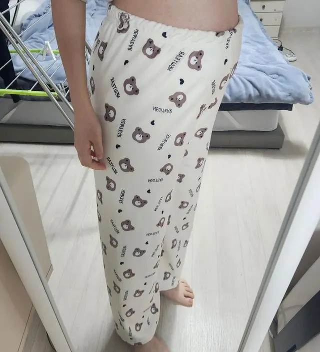 기존에있던수면바지는 고무줄이좀불편했는데  소임에서조절되는거팔아서삿는데 너무보드