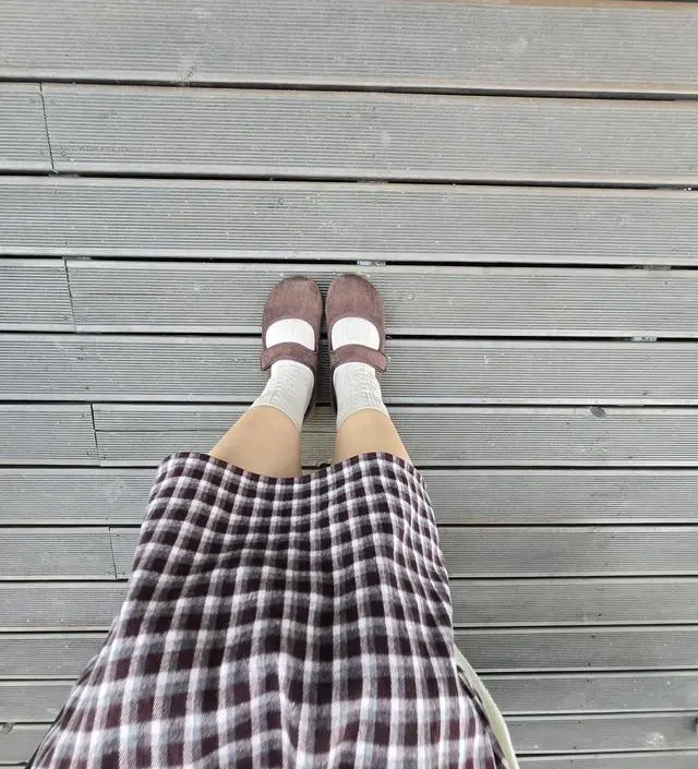 따뜨 핑크체크 원피스
