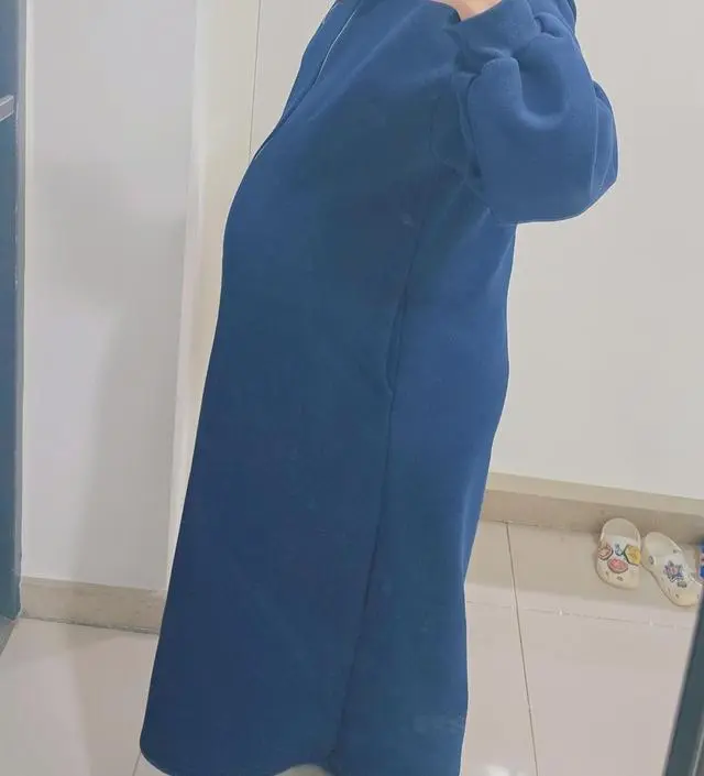 키가 작아 길이감이 길긴하지만 따뜻하고, 수유하기도 편할덧 같아요