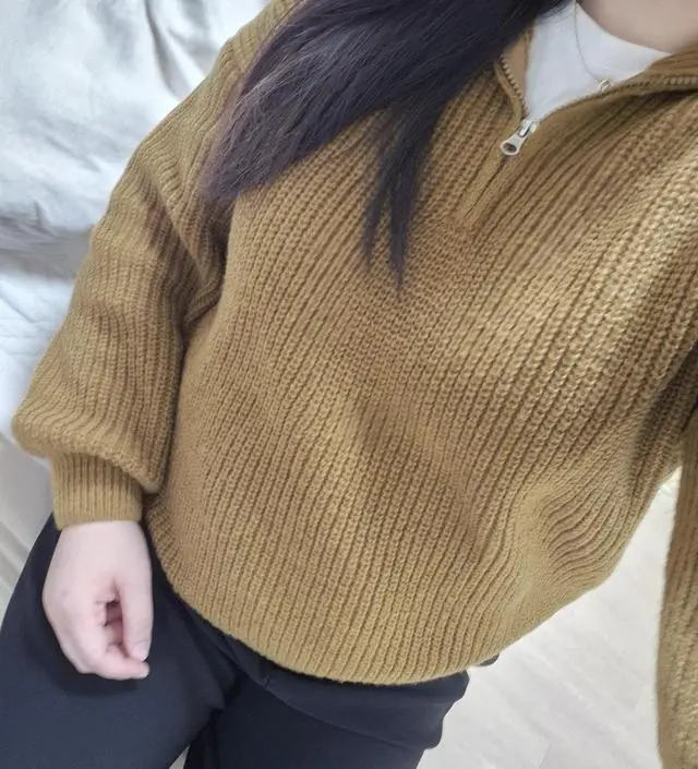 만삭인데 불편함 전혀 없을 정도로 넉넉~한 핏이에요
